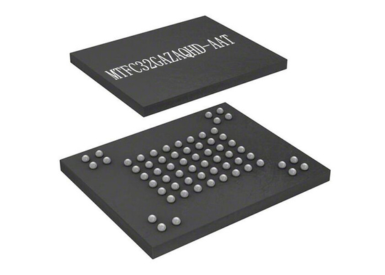 puce INSTANTANÉE de circuit intégré de 200MHz MTFC32GAZAQHD-AAT NAND Memory Chip 153VFBGA