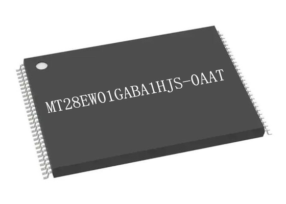 Puce MT28EW01GABA1HJS-0AAT de circuit intégré NI parallèle de la puce de mémoire 56TSOP 1Gbit