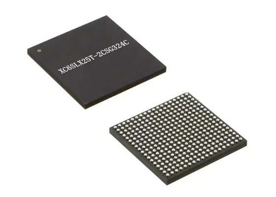 Réseau prédiffusé programmable de champ de la puce XC6SLX25T-2CSG324C Spartan-6 LXT d'IC IC