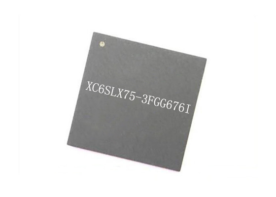 Réseau prédiffusé programmable de champ de la puce XC6SLX75-3FGG676I de circuit intégré 676FBGA
