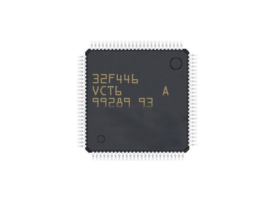 STM32F446VCT6 a enfoncé la puce 100-LQFP 180MHz de microcontrôleur