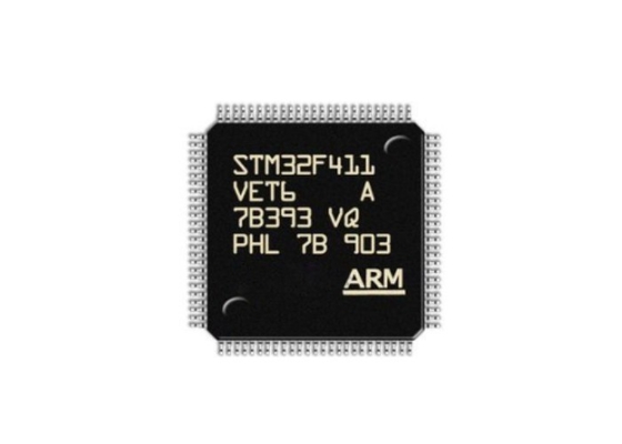512KB IC ébrèchent STM32F411VET6 le microcontrôleur à 32 bits MCU du BRAS Cortex-M4