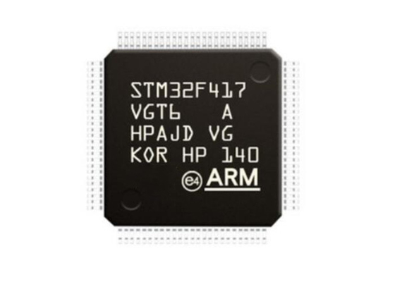 Le microcontrôleur MCU STM32F417VGT6 a enfoncé la puce d'IC 100LQFP IC de microcontrôleurs