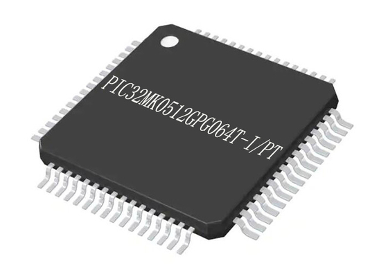 Microcontrôleur à un noyau IC du microcontrôleur MCU 64TQFP de PIC32MK0512GPG064T-I/PT