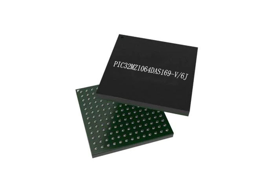 Microcontrôleurs à un noyau de bâti de la surface 169-LFBGA de PIC32MZ1064DAS169-V/6J