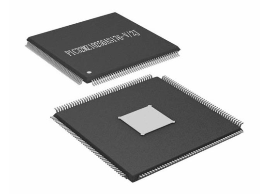 176-LQFP microcontrôleur 200MHz IC à un noyau du paquet PIC32MZ1025DAS176-V/2J