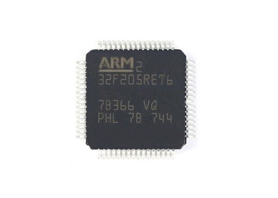 Microcontrôleur MCU IC STM32F205RET6 FLASH 64-LQFP Package Montage en surface