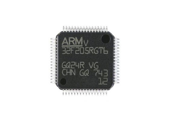 Paquet à un noyau à 32 bits du microcontrôleur MCU STM32F205RGT6 120MHz 64-LQFP