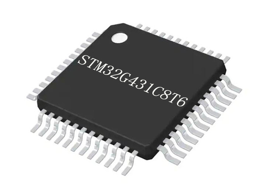 Le microcontrôleur MCU STM32G431C8T6 170MHz a enfoncé la puce des microcontrôleurs 48LQFP IC