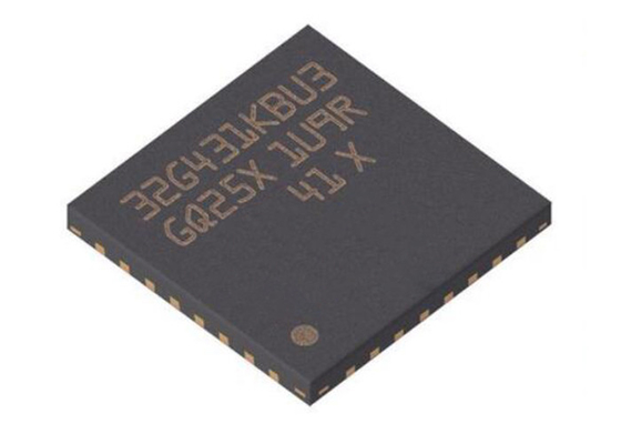 170MHz BRAS Cortex-M4F 32UFQFN du microcontrôleur MCU STM32G431KBU3 à un noyau