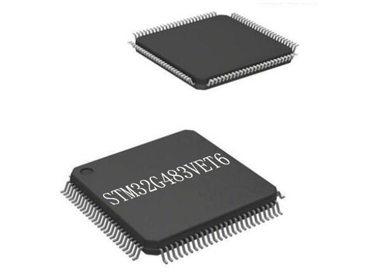 STM32G483VET6 ÉCLAIR à un noyau du noyau 512KB du microcontrôleur MCU 100LQFP 32Bit RISC