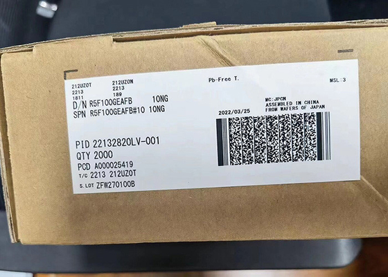 32MHz puissance faible de la puce 48LQFP de microcontrôleur du microcontrôleur MCU R5F100GEAFB 16Bit