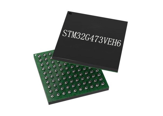 Le microcontrôleur MCU STM32G473VEH6 a enfoncé la puce des microcontrôleurs 100TFBGA IC