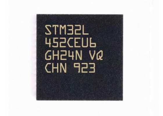ÉCLAIR de la puce 512KB de microcontrôleur du microcontrôleur MCU STM32L452CEU6 48UFQFN 32Bit