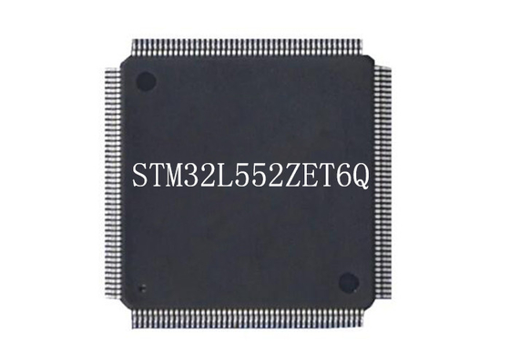 Le microcontrôleur MCU 110MHz de 144-LQFP STM32L552ZET6Q ARMENT Cortex-M33 le microcontrôleur IC
