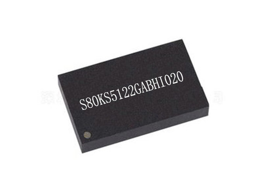 pseudo SRAM puce de circuit intégré d'IC S80KS5122GABHI020 FBGA24 de mémoire de 200MHz