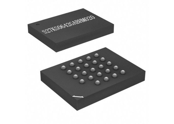 du circuit intégré 64Mbit pseudo SRAM puce de mémoire de la puce S27KS0642GABHM020 200MHz