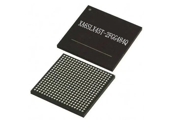 Le réseau prédiffusé programmable de champ XA6SLX45T-2FGG484Q IC ébrèche 484-FBGA Spartan-6 LXT XA