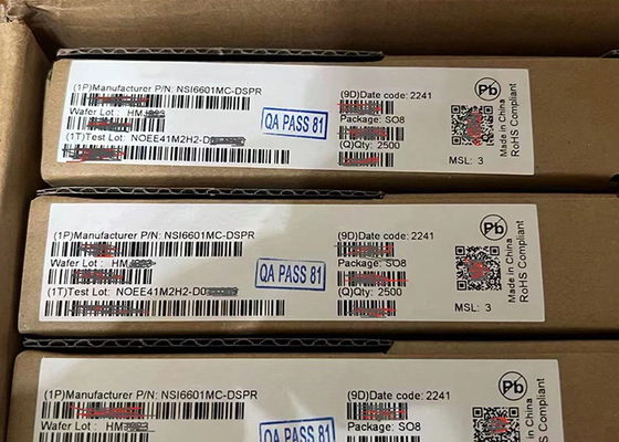 Le simple canal NSI6601MC-DSPR a isolé la puce de circuit intégré d'IC SOP8 de conducteur de porte