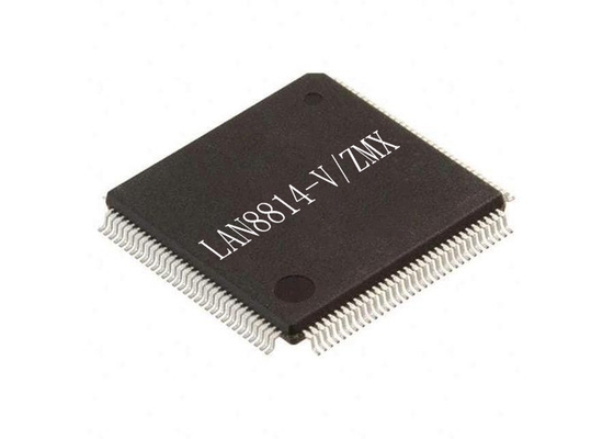 Circuits intégrés électroniques 128-TQFP LAN8814-V/ZMX 4 ports Ethernet Transceiver IC