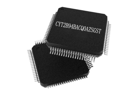 Microcontrôleur IC du microcontrôleur MCU CYT2B94BACQ0AZSGST LQFP80 32Bit Dual Core