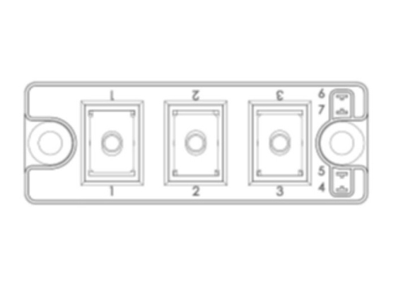 de la phase 200A de jambe modules des véhicules à moteur du module d'alimentation de diodes sic MSCDC200A120D1PAG IGBT