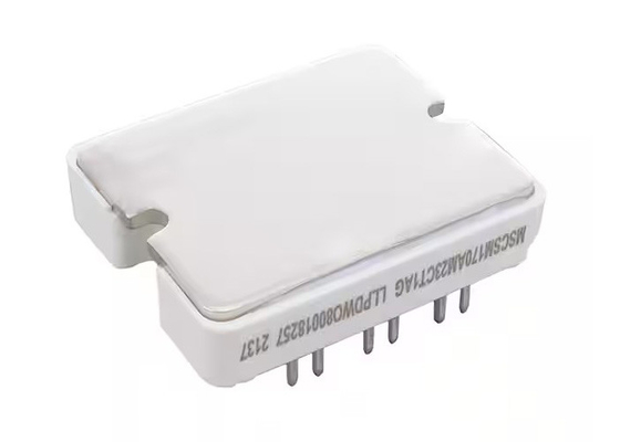 Transistors discrets de semi-conducteur de la rangée 1.7kV 124A de transistor MOSFET de MSCSM170AM23CT1AG