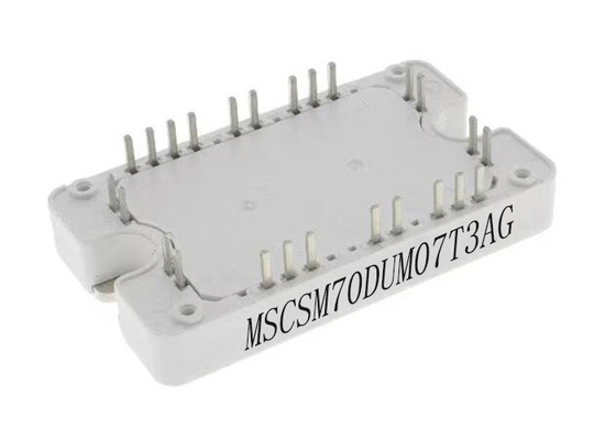 Module d'alimentation MOSFET MSCSM70DUM07T3AG de source commune de carbure de silicium à 2 canaux 988 W