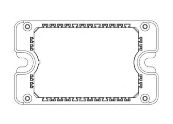du transistor MOSFET 4N-Channel plein de pont de la rangée MSCSM170HM23CT3AG module d'alimentation de transistor MOSFET sic 602W