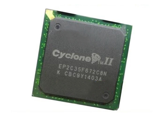 Puces programmables du réseau prédiffusé de gisement du cyclone II de 672-FBGA EP2C35F672C8 260MHz FPGA