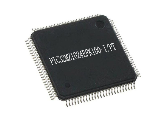 les microcontrôleurs 32Bit ébrèchent la puce de circuit intégré de PIC32MZ1024EFK100-I/PT TQFP100