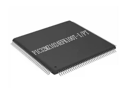 Les microcontrôleurs 1MB instantanés ébrèchent PIC32MZ1024EFK100T-I/PT TQFP100 200MHz à un noyau