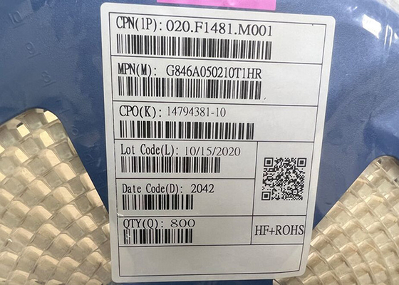 Circuit intégré Chip Tubes And Wire Housings de G846A050210T1HR SMD