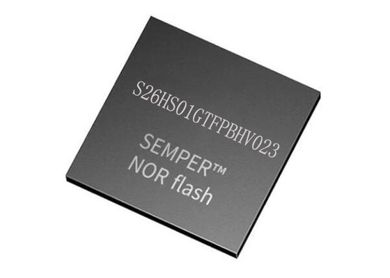 ÉCLAIR NI puces à grande vitesse d'IC S26HS01GTFPBHV023 166MHz CMO 24-FBGA IC de mémoire