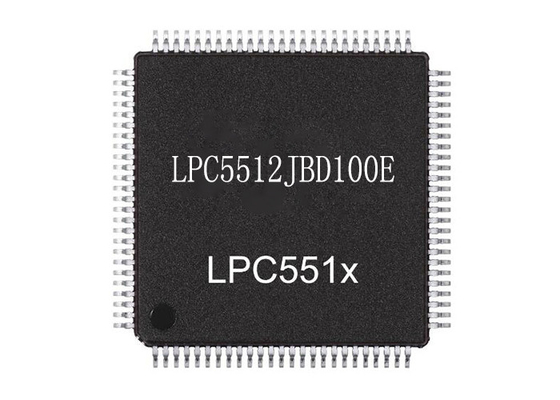 150MHz LPC5512JBD100E à un noyau a inclus l'éclair des microcontrôleurs 100-LQFP 64KB