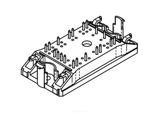 Modules des véhicules à moteur des modules 158W IGBT de silicium du module d'alimentation NXH80T120L2Q0S2G IGBT