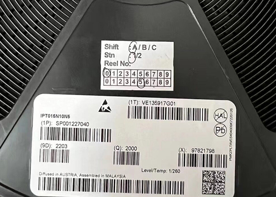 Puce de circuit intégré du transistor de puissance de la Manche IPT015N10N5 100V de N 8-PowerSFN