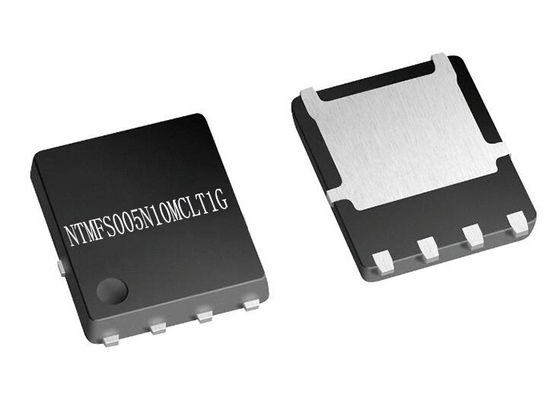 Puces simples du transistor MOSFET 5-DFN IC de puissance des transistors NTMFS005N10MCLT1G de N-canal