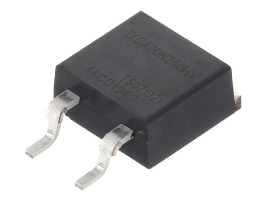 Paquet extérieur du bâti TO-263HV des transistors 2500V 30A 150W d'IXGA20N250HV IGBT
