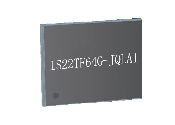 interface de l'eMMC 5,1 d'IC de mémoire de la puce 512Gbit de circuit intégré de 200MHz IS22TF64G-JQLA1