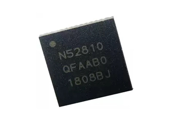 émetteur-récepteur extérieur IC NRF52810-QCAA-R7 du bâti rf de 2.4GHz 32-VFQFN BT IC