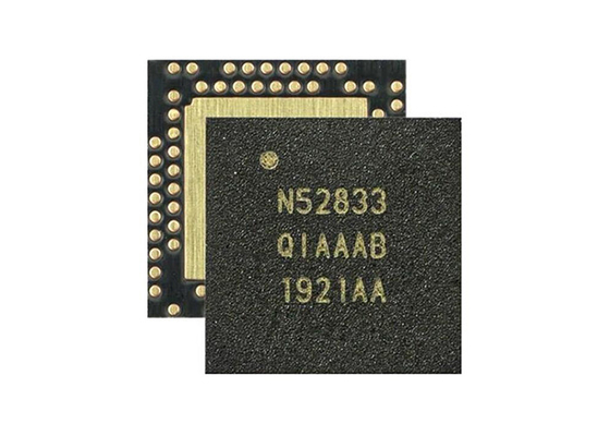 Basse énergie multiprotocole de BT 5,3 SOC IC NRF52833-QIAA-B-R7 2.4GHz BT