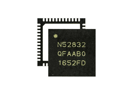 Système multinucléaire de BT IC 2.4GHz 48-VFQFN NRF52832-QFAA-G-R7 d'émetteur-récepteur de rf