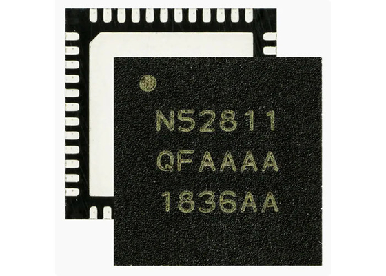 émetteur-récepteur extérieur IC NRF52811-QFAA-B-R7 du bâti rf de 2.4GHz 48-VFQFN