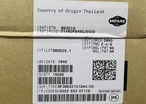 Transpondeur IC MF3MOD2101DA4/05 13.56MHz rf Access de RFID surveillant des IC