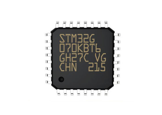 Microcontrôleur 32 bits STM32G070KBT6 avec horloge de 64 MHz et mémoire Flash de 64 Ko