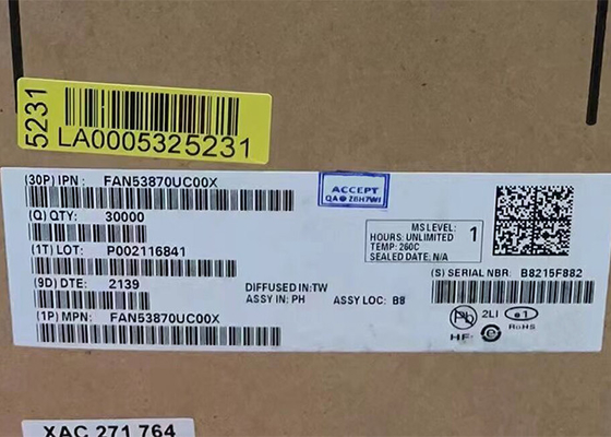 FAN53870UC00X 20-XFBGA Puce de circuit intégré Puces de gestion de l'alimentation à faible Iq