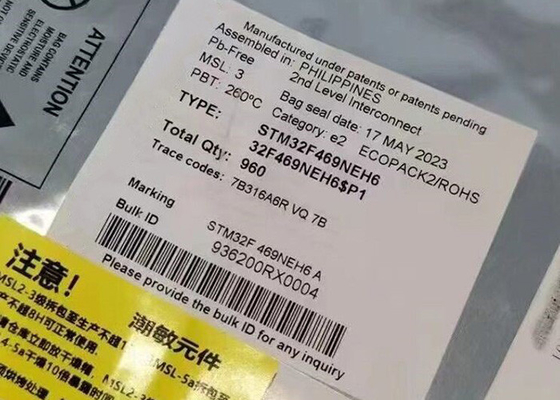 Microcontrôleur MCU STM32F469NEH6 32 bits à cœur unique 180MHz 512KB Flash