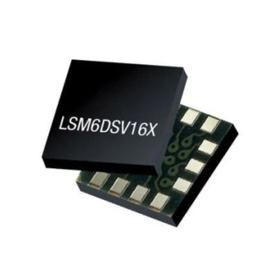 Circuit intégré de capteur LSM6DSV16XTR, unité de mesure inertielle 6 axes avec fusion de capteurs intégrée