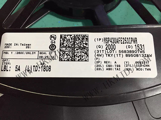 Microcontrôleur MCU MSP430AFE253IPWR Puissant microcontrôleur à 16 bits IC 2MHz 16KB FLASH 24-TSSOP